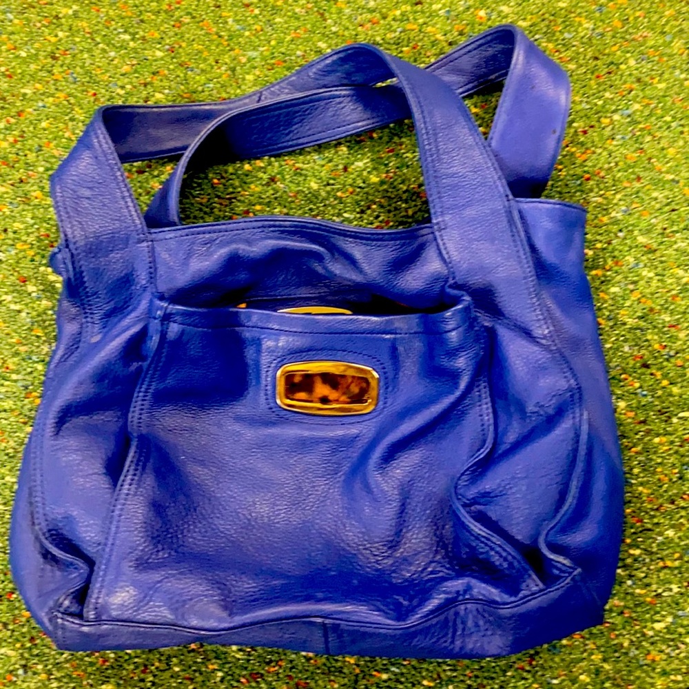 B makowsky blue purse- used